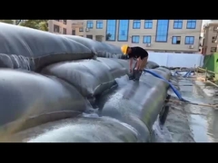 ถุง Geoextile แบบทอ ความต้านทานแรงดึงสูงสำหรับถุง Geotube แบบแยกน้ำจากกากตะกอน