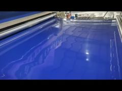 แผ่น geomembrane HDPE สีน้ำเงินสำหรับบ่อกองแร่และเขื่อนกักเก็บกากแร่