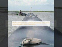 ท่อระบายน้ำ Geotextile สำหรับการกรองน้ำที่มีประสิทธิภาพ ความยาว 50.5 เมตร ทนทานต่อสารเคมีได้ดีเยี่ยม