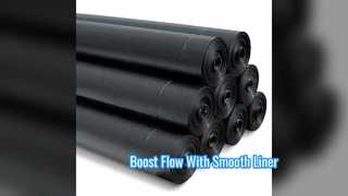 แผ่นซับ Geomembrane LDPE ที่เรียบลื่นเพื่อการไหลของน้ำอย่างมีประสิทธิภาพ