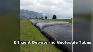 ท่อแยกน้ำ Geotextile ทอ PP เพื่อการกำจัดตะกอนอย่างมีประสิทธิภาพ