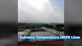 ซับ Geomembrane HDPE อุณหภูมิสูง