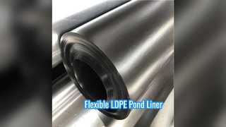 แผ่นซับบ่อ LDPE แบบยืดหยุ่นสำหรับการเพาะเลี้ยงสัตว์น้ำ 0 1 มม. ถึง 0 5 มม