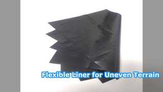 Geomembrane LLDPE LDPE ที่ยืดหยุ่นสำหรับภูมิประเทศที่ไม่เรียบ