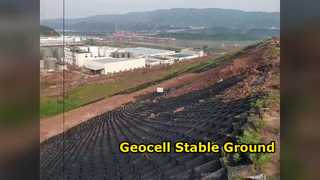 Geocell Ground Grid เสถียรภาพของดิน