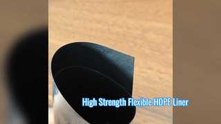 HDPE Geomembrane 30MPa ความแข็งแรงสำหรับพื้นผิวไม่เรียบ