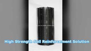 Geogrid แกนเดียวที่มีความแข็งแรงสูงสำหรับการเสริมแรงของดิน
