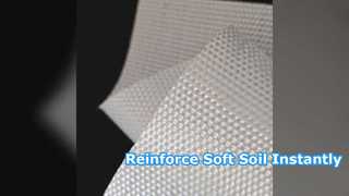 Geotextile ทอ 700gsm เพื่อรองรับมูลนิธิดินอ่อน