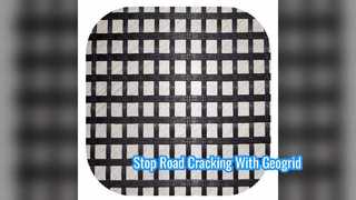 Geogrid ไฟเบอร์กลาสสำหรับการเสริมแรงถนนแอสฟัลต์
