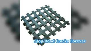 การเสริมแรงแอสฟัลต์ไฟเบอร์กลาส Geogrid สำหรับโครงการถนน