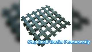 Geogrid ไฟเบอร์กลาสความแข็งแรงสูงสำหรับการเสริมแรงถนน