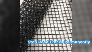 โซลูชันการเสริมแรงถนนไฟเบอร์กลาส Geogrid
