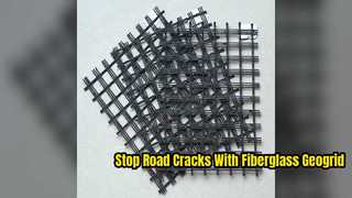 Geogrid ไฟเบอร์กลาสเพื่อการเสริมแรงถนนแอสฟัลต์ที่แข็งแกร่งยิ่งขึ้น