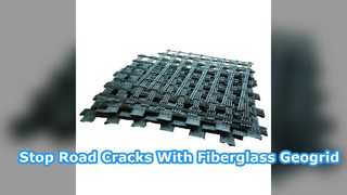 Geogrid ไฟเบอร์กลาสสำหรับการเสริมแรงถนนและคันดิน