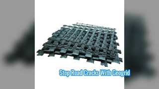 โซลูชันการเสริมแรงถนนไฟเบอร์กลาส Geogrid 100kn