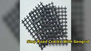 โซลูชันการเสริมแรงถนนไฟเบอร์กลาส Geogrid