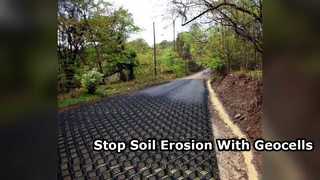 HDPE Geocell Gravel Grid สำหรับการก่อสร้างถนน