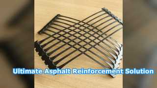 HASSAN Uniaxial Geogrid การเสริมแรงแอสฟัลต์ความแข็งแรงสูง
