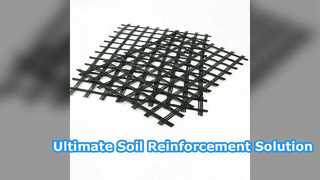 Geogrid แบบแกนเดียวที่มีความแข็งแรงสูงสำหรับการรักษาเสถียรภาพของดิน