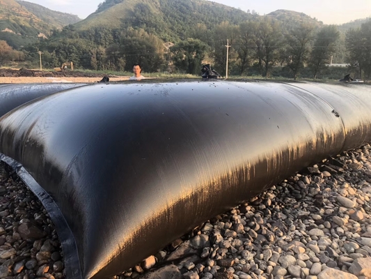 Geotube ที่ทนต่อการฉีกขาด Geotextile Dewatering Tube Geobag Geotubes