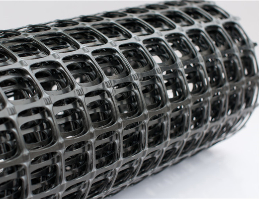 50kn พลาสติก Geogrid ตาข่าย