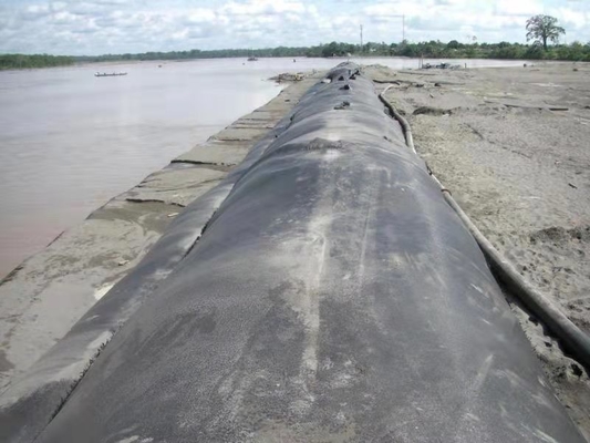 กากตะกอนน้ำเสียโพลีเอสเตอร์ Dewatering ถุงป้องกันชายฝั่ง