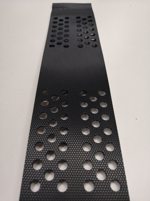 HDPE Geocell Geotech Lattice สีดำสำหรับการป้องกันความลาดเอียงของทางลาดยาง