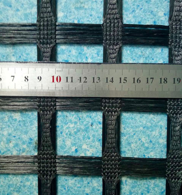 ซีเมนต์ปูผิวทางพื้นเสถียรภาพตาข่ายไฟเบอร์กลาส Geogrid ทนด่าง