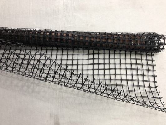 PP Basalt Fiber Geogrid สำหรับรถไฟ 200 ม. ทนด่าง