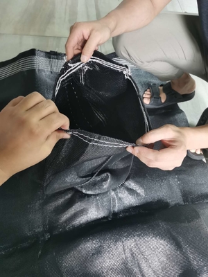 ขนาดเปิด 0.2-0.8 มิลลิเมตร FILTER ถุงระบายน้ํา Geotextile ท่อกรองในสภาพแวดล้อมอุตสาหกรรม