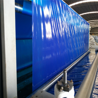 สระว่ายน้ำ HDPE Geomembrane Liner 1.5 มม. สีน้ำเงิน ฝังกลบ