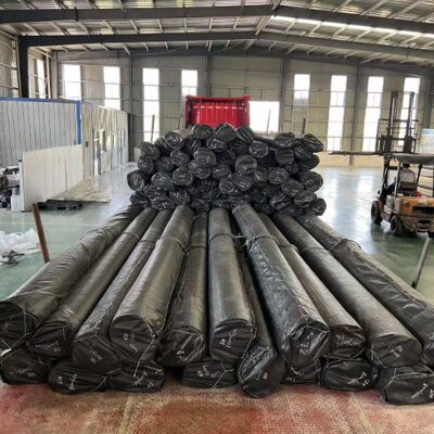 โพลีเอธิลีนความหนาแน่นสูง HDPE Geomembrane Liner ป้องกันก๊าซสําหรับลดระดับเมธานในรากฐาน