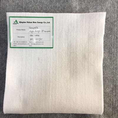 ผ้า Geotextile นอนวูฟเวนไฟเบอร์สั้นซึมเข้าไปได้สำหรับสวนหลังคาและการระบายน้ำในแนวนอน