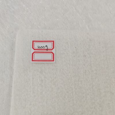 ผ้า Geotextile นอนวูฟเวนไฟเบอร์สั้นซึมเข้าไปได้สำหรับสวนหลังคาและการระบายน้ำในแนวนอน