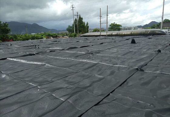 ถุงระบายน้ำ Geotextile ทอขนาดกำหนดเองสำหรับแผงกั้นน้ำท่วมชั่วคราว