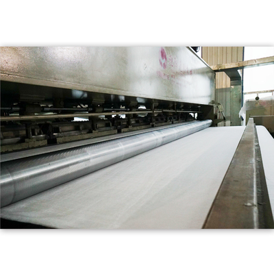 โพลีเอสเตอร์รีไซเคิล 12 ออนซ์ไม่ทอ Geotextile 100-800 G/M2