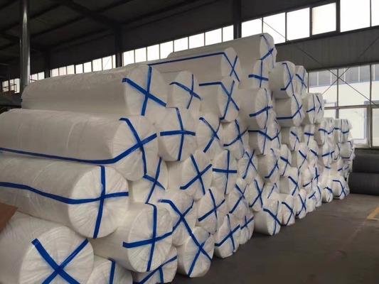 เส้นใย PET ไม่ทอ Geotextile HS-N ซีรี่ส์ ความต้านทานการขัดถู 6 เมตร
