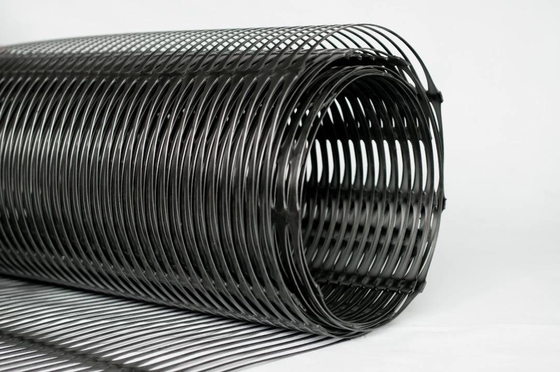ตาข่ายพลาสติก Geogrid ทิศทางเดียว