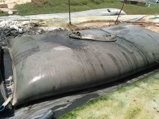 ท่อระบายน้ำ Geotextile ทรายดำ จำเป็นสำหรับเขื่อนทรายที่ใช้ในการถมทะเลและการถมที่ดิน