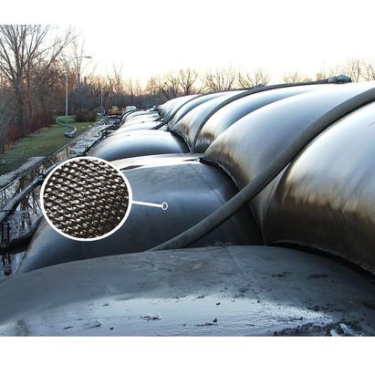 ท่อระบายน้ำ Geotextile ทรายดำ จำเป็นสำหรับเขื่อนทรายที่ใช้ในการถมทะเลและการถมที่ดิน