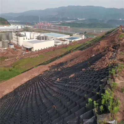 การปรับเสถียรพลาสติก HDPE Geocell Driveway Geocell Anti Deforming