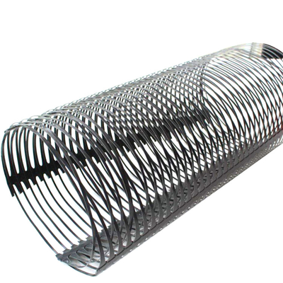 UV Stabilized Geo Grid Ground Grid การก่อสร้างทางวิศวกรรมโยธาโพลีเอทิลีน