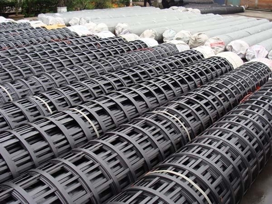 ฐานถนนรั้วทราย Geogrid แบบแกนเดียว
