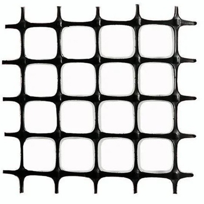 ISO9001 PP Basalt Fiber Geogrid สำหรับรางรถไฟ 200m Alkali Resistant