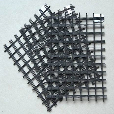 ISO9001 PP Basalt Fiber Geogrid สำหรับรางรถไฟ 200m Alkali Resistant