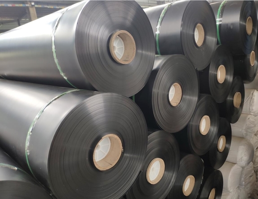 Black Anti Aging EPDM PVC Geomembrane Liner 1mm บ่อปลา Liner