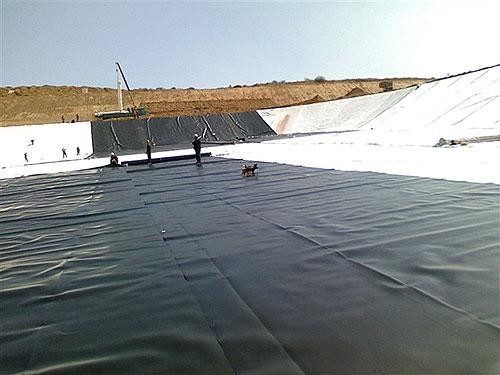 1.2mm 1.5mm Dam EPDM Pond Liner Reel LDPE 4m 5.8m 6m กว้าง