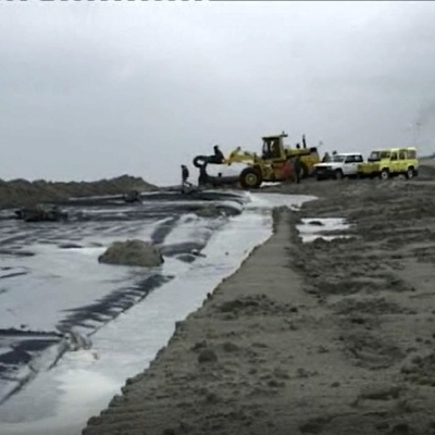 Dewatering Geotextile Tube Geobag PP PET Geotube สำหรับกรองตะกอนทรายกรองชายฝั่งเขื่อน