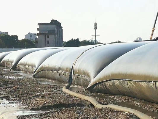 Dewatering Geotextile Tube Geobag PP PET Geotube สำหรับกรองตะกอนทรายกรองชายฝั่งเขื่อน