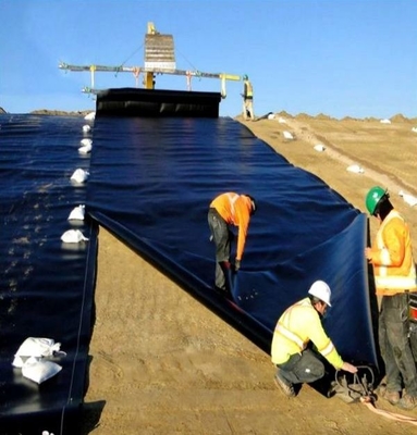 ตู้ปลา 2 มม. HDPE Geomembrane เขื่อนพลังแรงสูง
